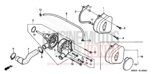 POMPE A EAU CB600FW de 1998